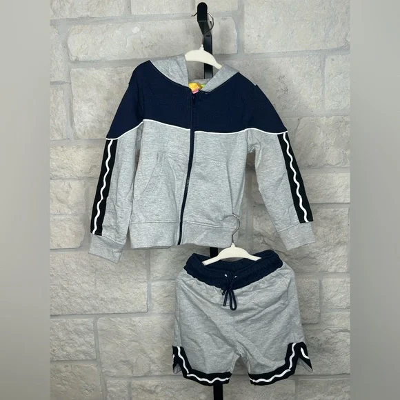 Isaac Mizrahi and Crayola NWT Boys Hoodie and Matching Short Set . Size 4 and 3 - Picture 6 of 7